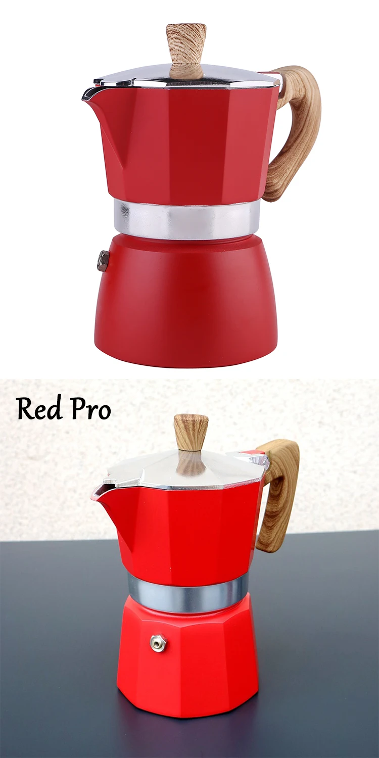 Italian Design Moka Pot Coffee Maker Stovetop Espresso Maker For Coffee