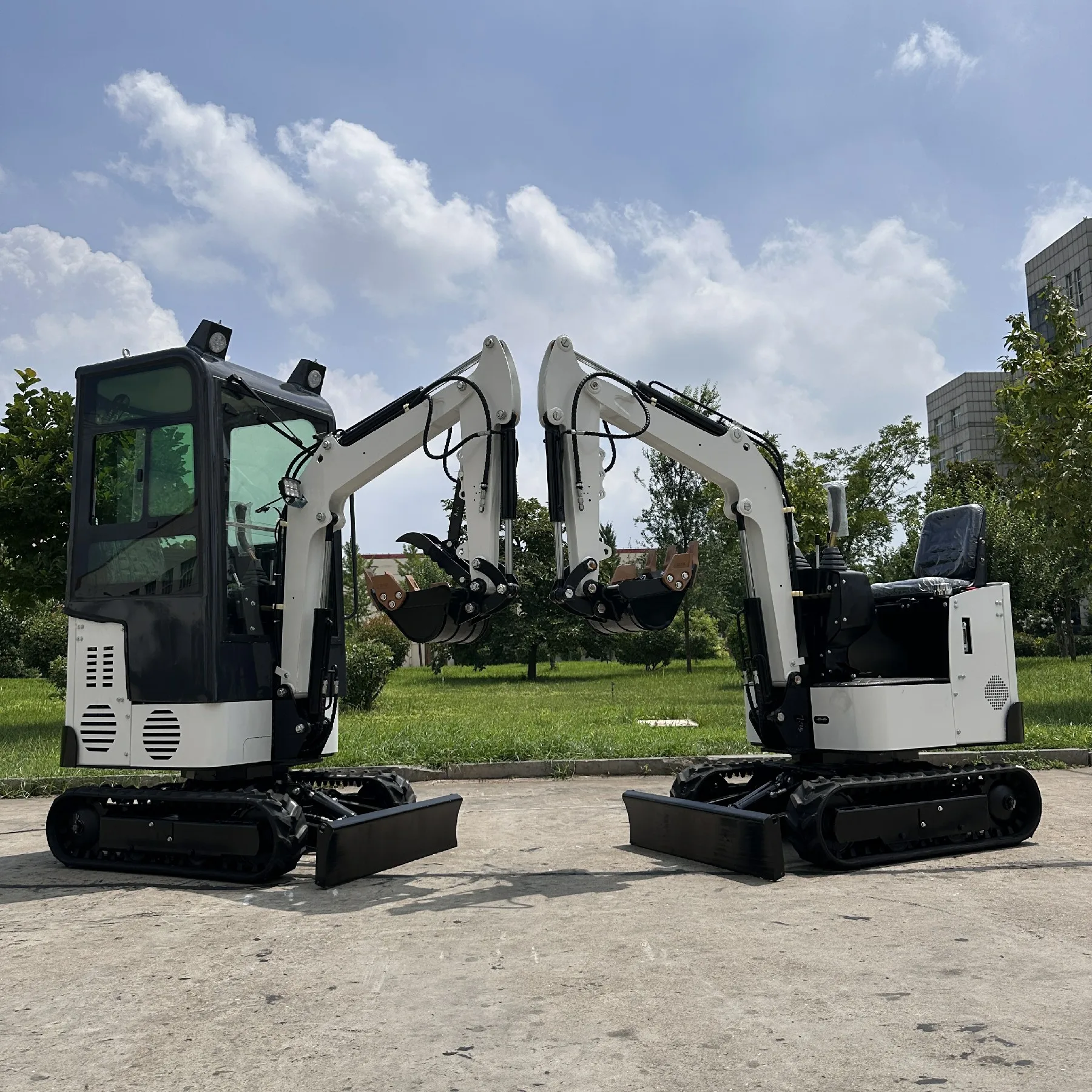 Cartiwell Small Excavator Mini Excavator 1.2 Ton Digger Minipelle Micro Excav Hydraulic Breaker for Sale With Cheap