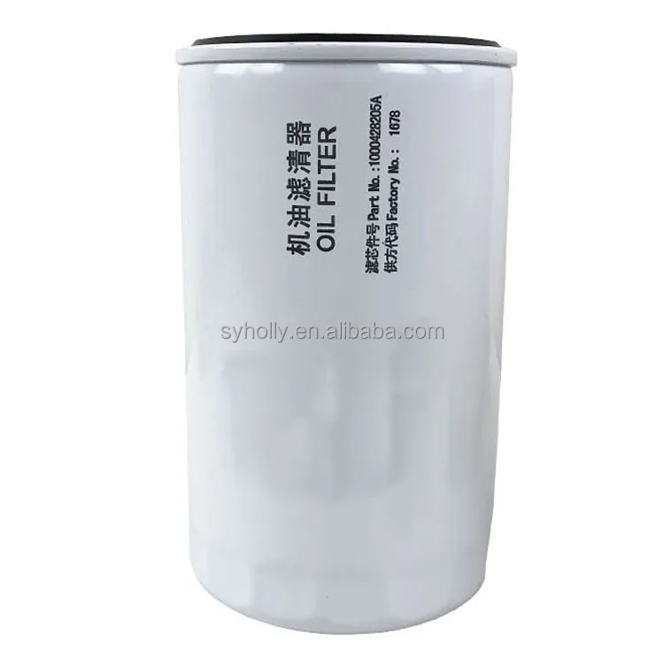 Heavy Duty Truck  Diesel Engine WP6 Screwed Oil Filter 1000428205A 612630010239 JX1016