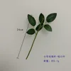 Petite tige de rose - avec deux feuilles attachées