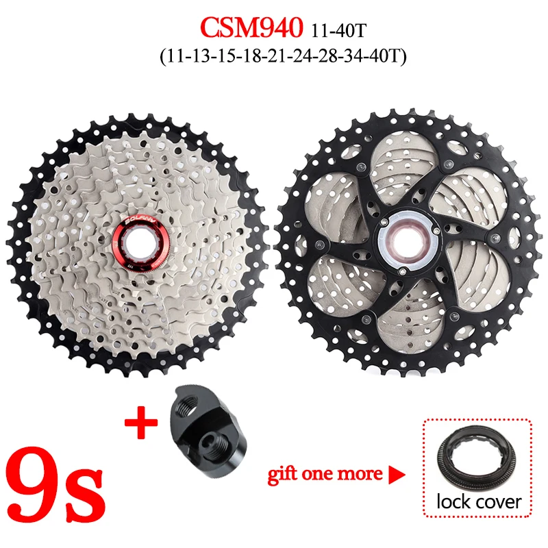 MTB Bicycle Cassette 8 9 10 11 Speed 40 42 46 50T  Flywheel Bike Sprocket Derailleur