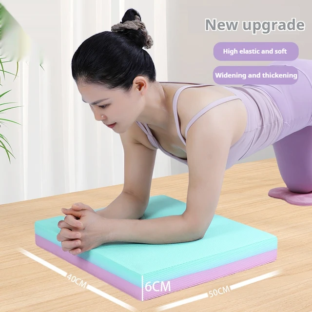 High Elastic EVA Foam Yoga Balance Mat, Non-Slip, Extra Thick and Wide, Ideal for Home Exercise and Physical Therapy