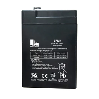 Reliable 3FM4 6V4Ah AGM GEL Battery for Children's Electrical Toy Scooter 12V Deep Cycle for Lighting Power Tools Global Market