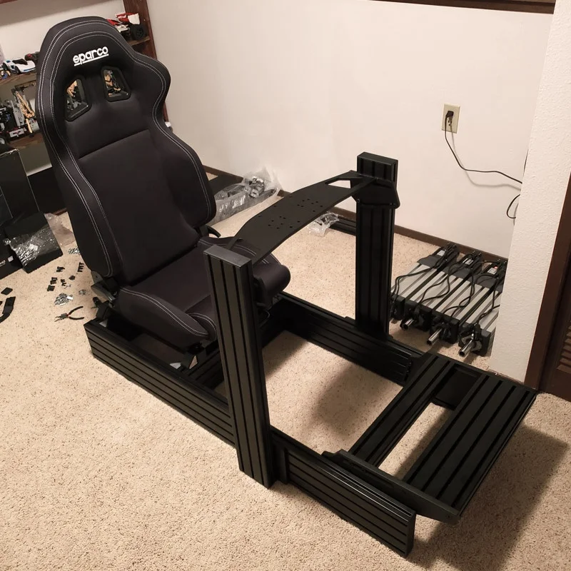 High Quality 40 Series Aluminium Profile 4080 Aluminum Sim Racing Rig Car Game Driving Simulator Cockpit From China Supplier