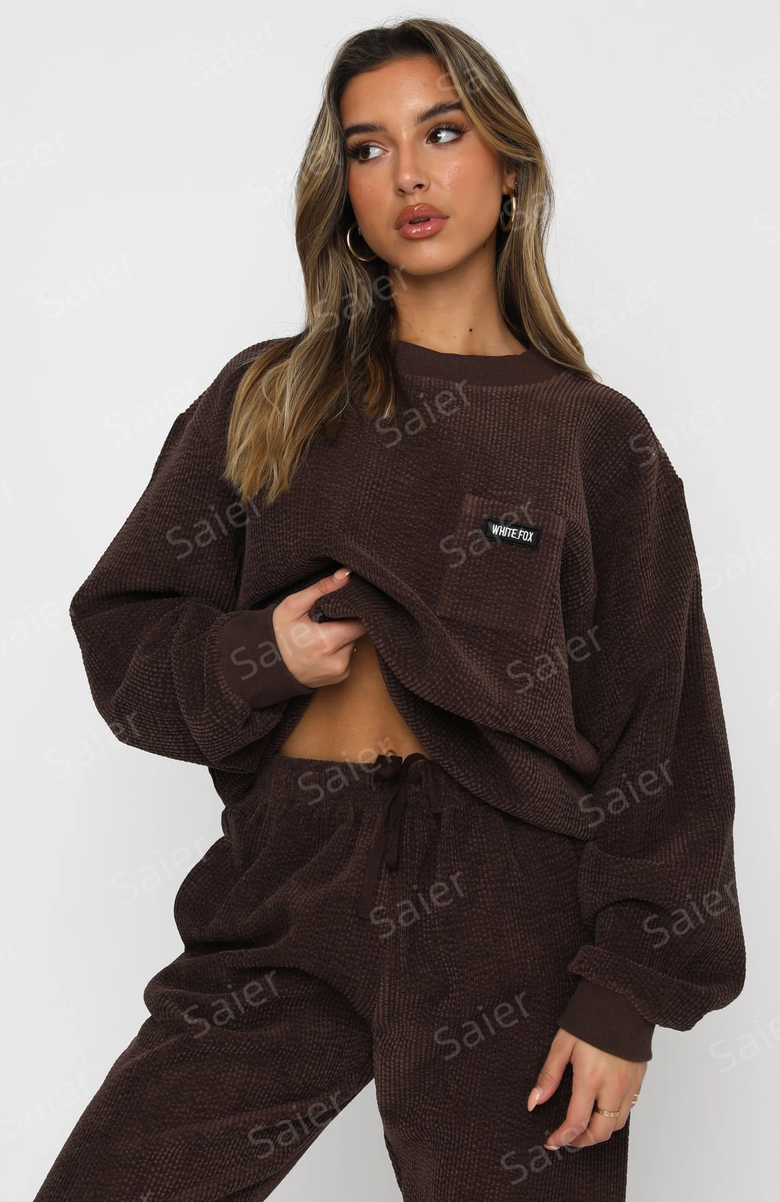 2023 Fall Winter Clothes For Women Causal Comfy Cotton Thick Hoodie And