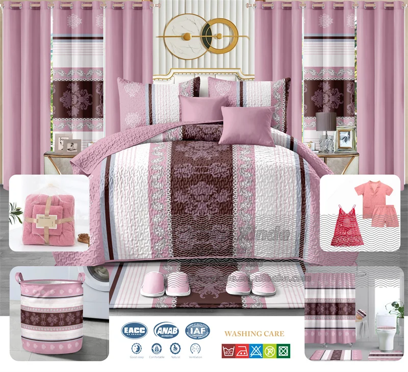 26 Piece Bedding Sets With Matching Curtains Cotton Bedding Set With