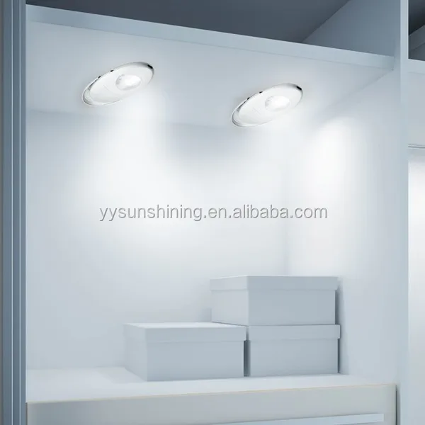 Battery Operated Led Cabinet Light Door Switch Drawer Closet Lamps with IR Sensor