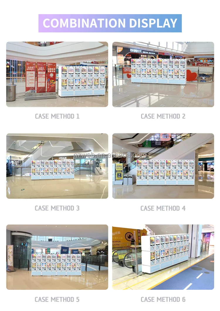 WANGERBAO Commercial Metallic Coin Operated Gachapon Machine