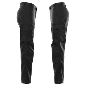 Unisex Breathable Cargo Work Pants TC65/35 Twill Fabric Multiple Pockets Safety Knee Pads Construction Trousers