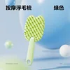 Double-sided pet lint remover brush (green)