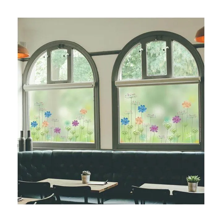 Wholesale China PVC self adhesive frosted window decoration film glass film window privacy film printable