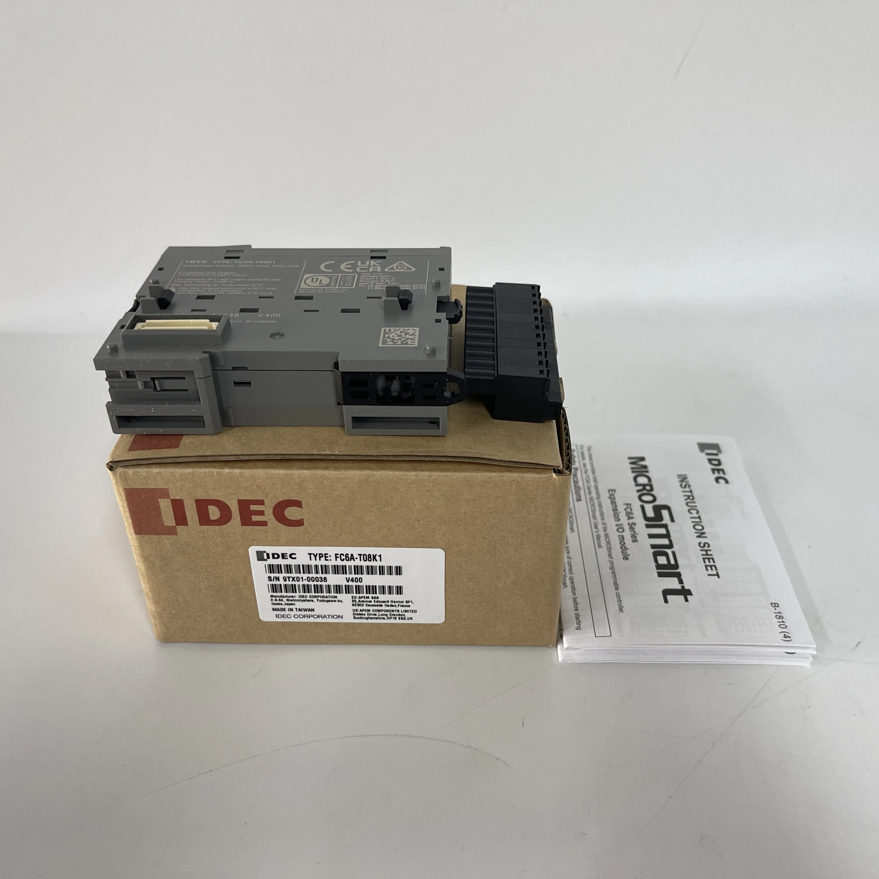 IDEC PLC Expansion I/O Module FC6A-T08K1 IDEC PLC Expansion I/O Module FC6A-T08K1