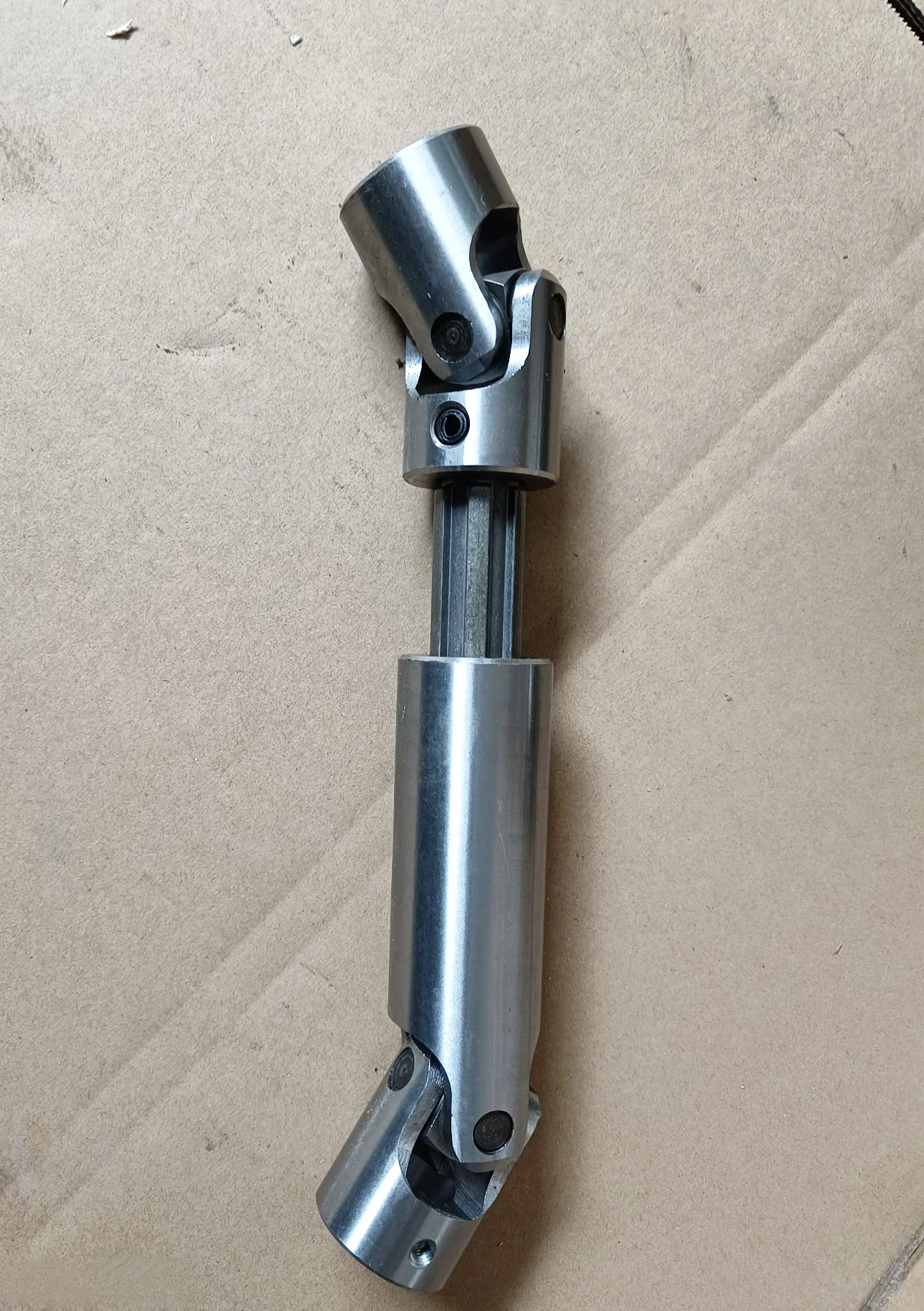 Custom Double Universal Joint Drive Shaft U Joint Custom Steering  Telescopic Universal Joint Drive Shaft
