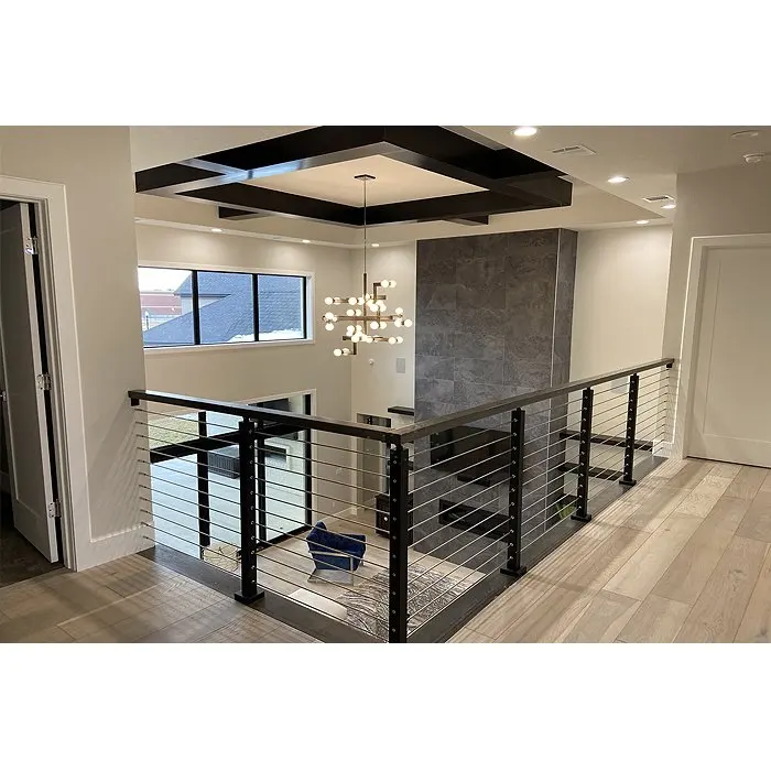 Ace  New Design Easy to Install Stainless Steel Wire Top Mounted Cable Railing for Stair Balustrade Outdoor Balcony Deck