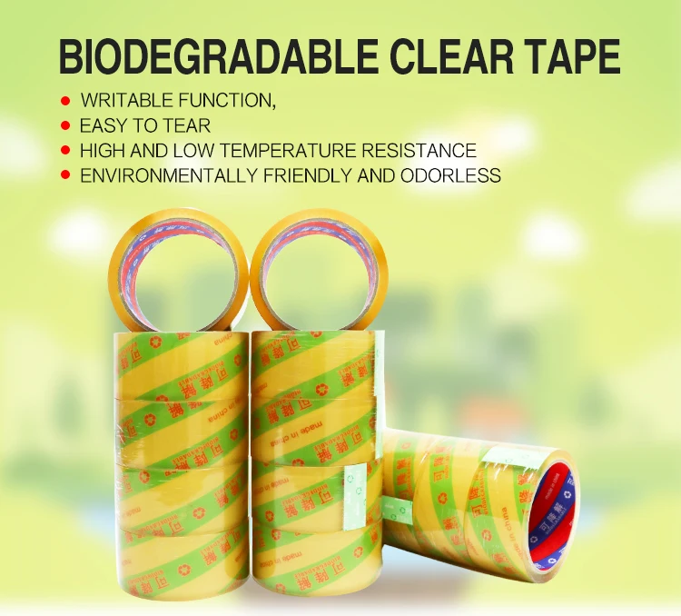 Cellotape Biodegradable Packing Cellulose Jumbo Roll Packaging Adhesive