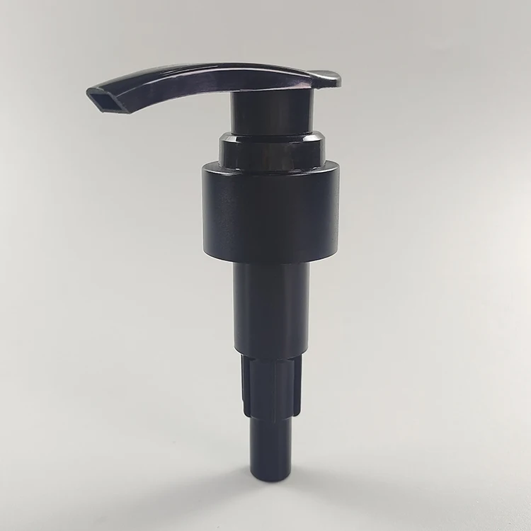 product new wholesale matt black aluminum closure plastic 4cc lotion pump soap dispenser shampoo shower gel lotion pump-62