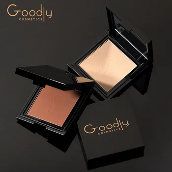 Private Label Long Lasting Make up Fix Controls Shine Smooths Complexion Prime & Stay Finishing Powder Compact Pressed Powder