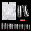 60pcs extension glue nail mold 04
