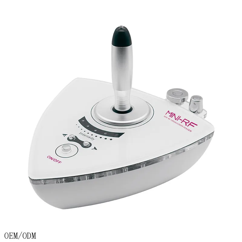 Портативный биполярный радиочастотный аппарат для лица с 2 наконечниками для удаления морщин, антивозрастное Радиочастотное устройство для домашнего использования