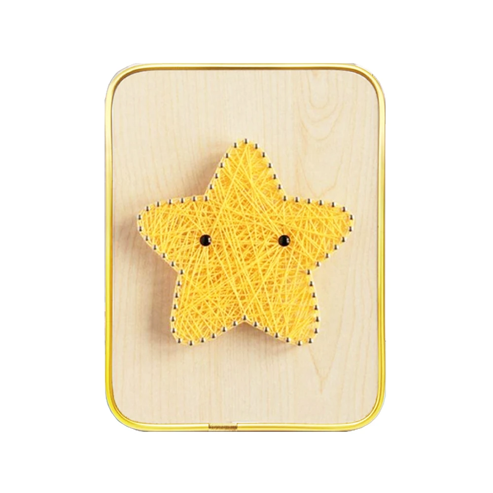 Cute String Art - DIY Hand Made 3D Craft Kit with Frame