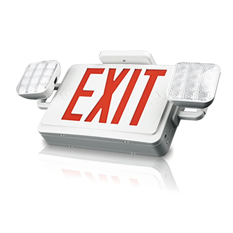 Made by FEITUO Factory Direct Sales UL Listed LED Emergency Light Combo Exit Sign JLEC2RWZ3