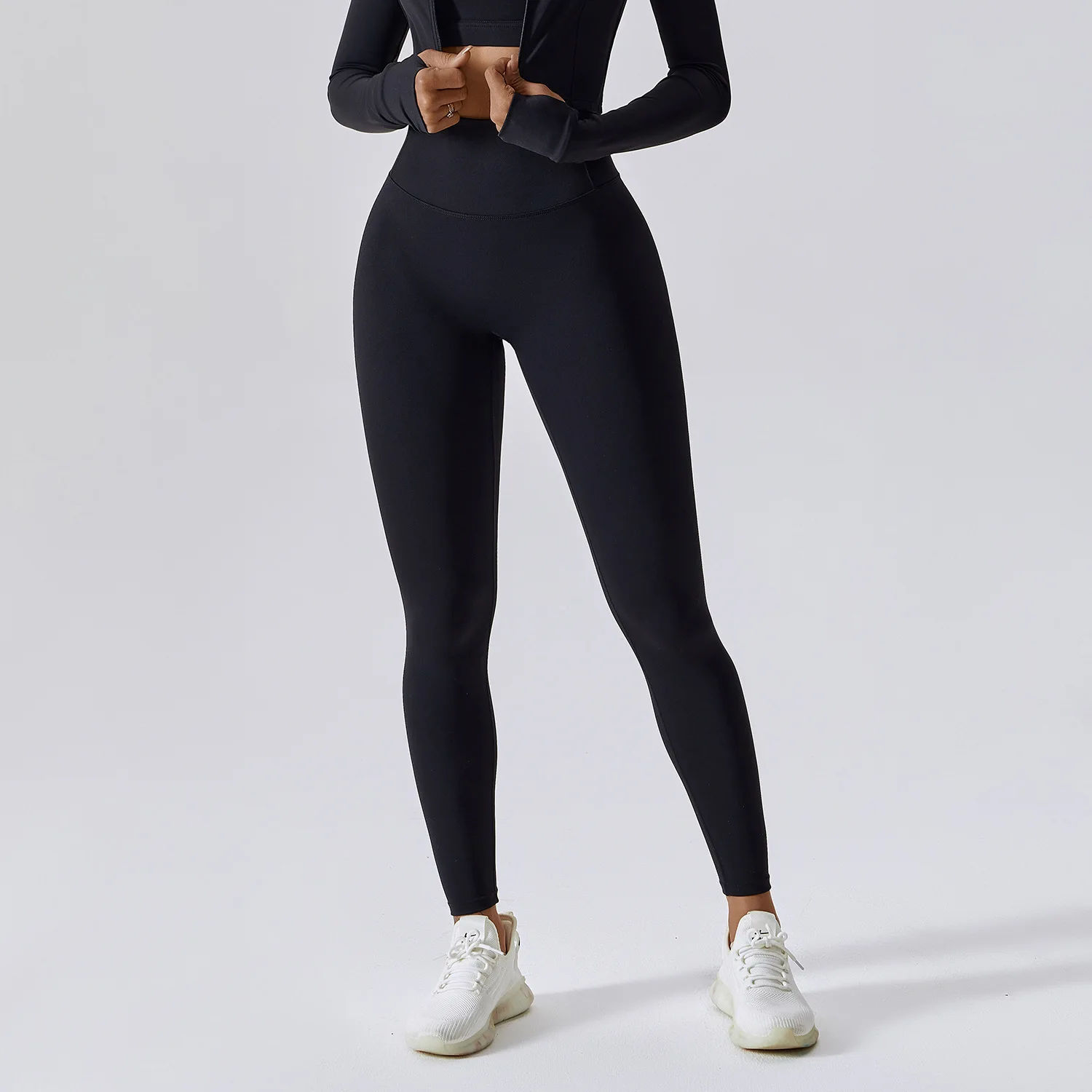 muziwenju PSWK High Waist Nude Feeling Leggings Push Up Sports Women Fitness  Running Yoga Pants Energy Seamless Leggings Gym Girl Gaiters (Color :  Style815Light Blue, Size : XL) : : Fashion