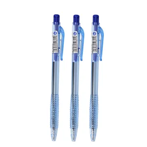 Wholesale 15cm Transparent Plastic Ballpoint Pen Simple Office & School Sports Smooth Writing Pen