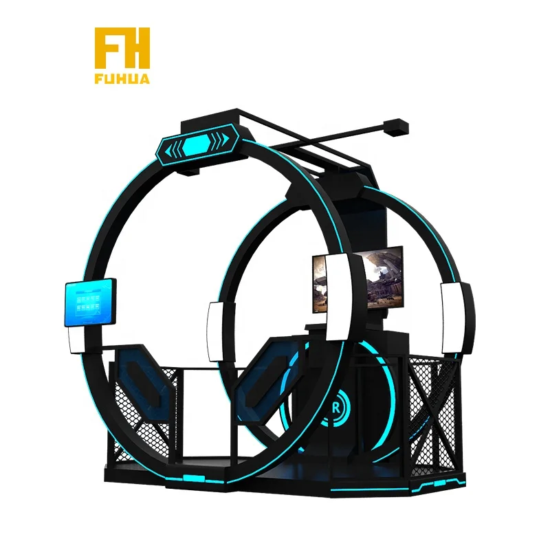 New Design Vr Park Machine Virtual Reality Games Simulator 9d VR Space Walking Platform