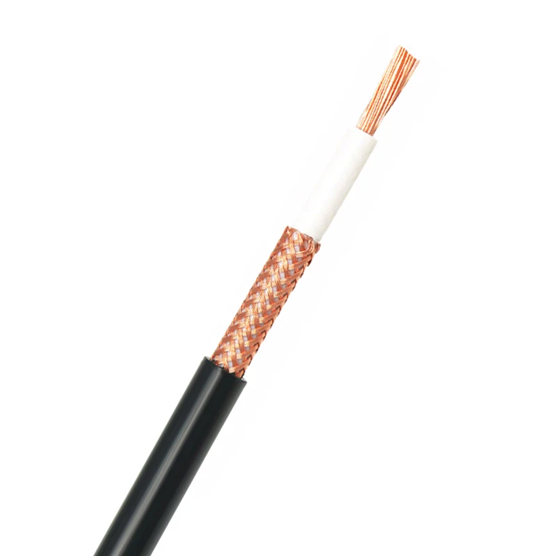 AWM UL 1185 300V 16AWG 18AWG PVC Insulation Copper Braided Shielded Wire Single Core Electric Cable