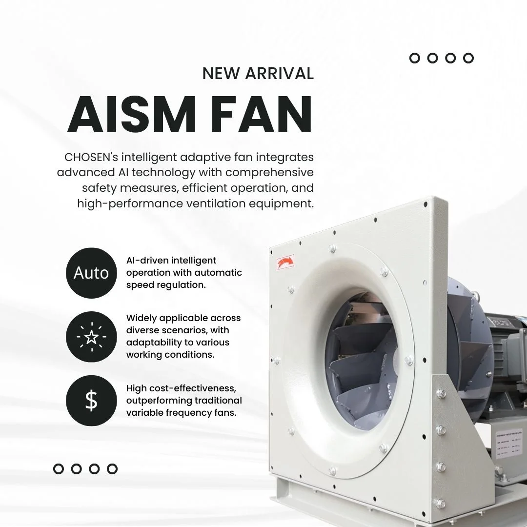 High Efficiency CHOSEN Dust Exhaust Fan for Industrial Use