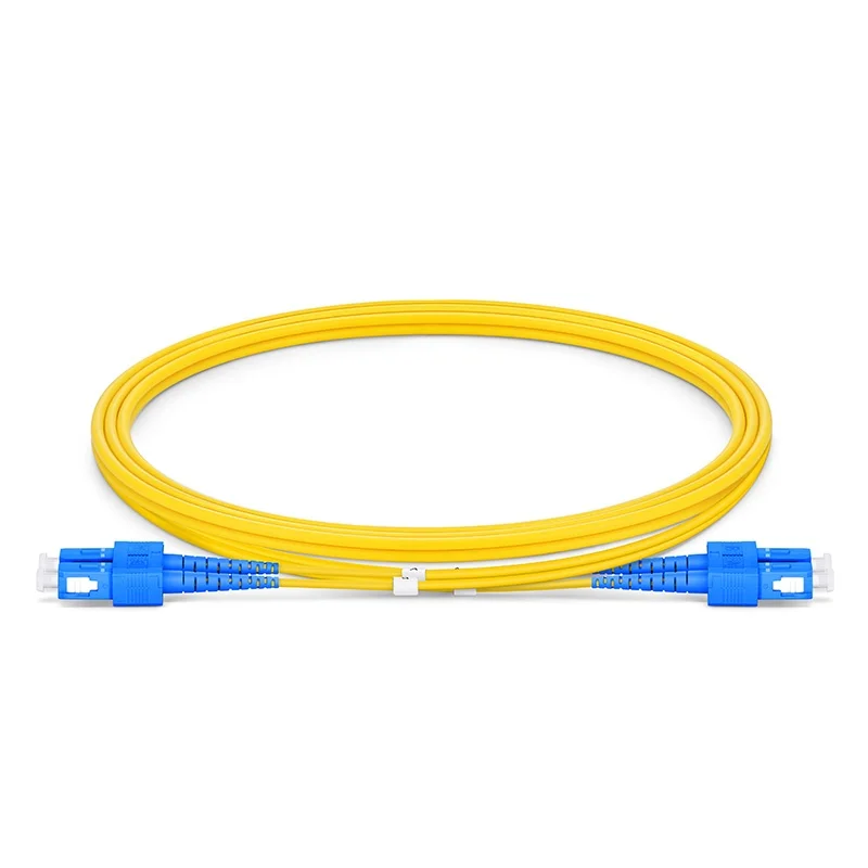 9 / 125um Single Mode Fiber Patch Cable With SC UPC Connectors And 3M Length