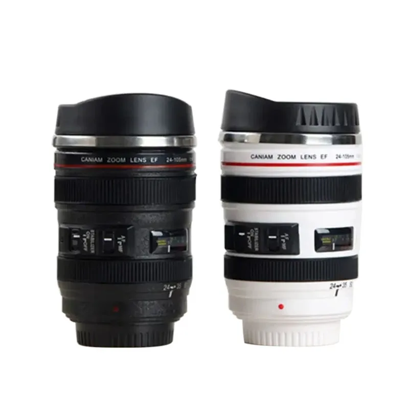 Camera Lens Mug Camera Lens Shape Stainless Steel Coffee Mug