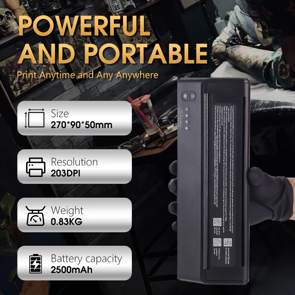その他 Ambition MHT-P8008 Tattoo printer Ambition MHT-P8008 Tattoo Printer - Precision & Portability