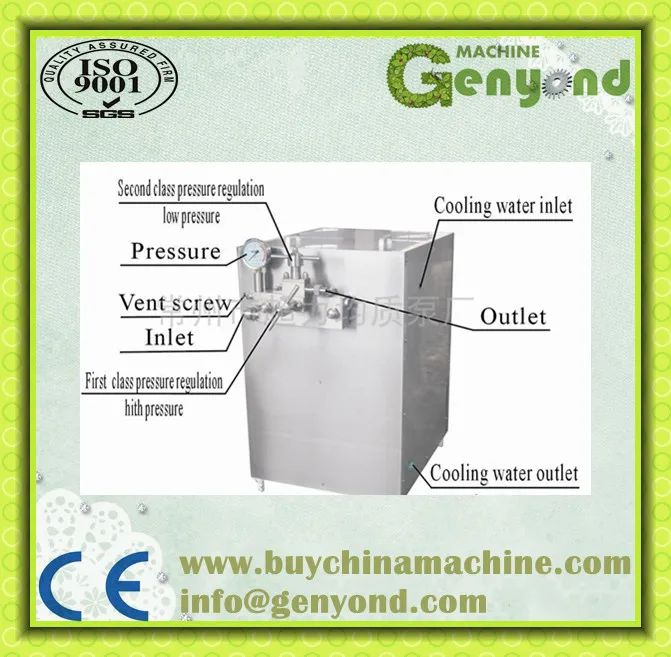 Factory Food Ultra-high Pressure  Homogenous Emulsifying Equipment Homogenizer Homogenizing Machine for Juice Drinks Dairy Milk