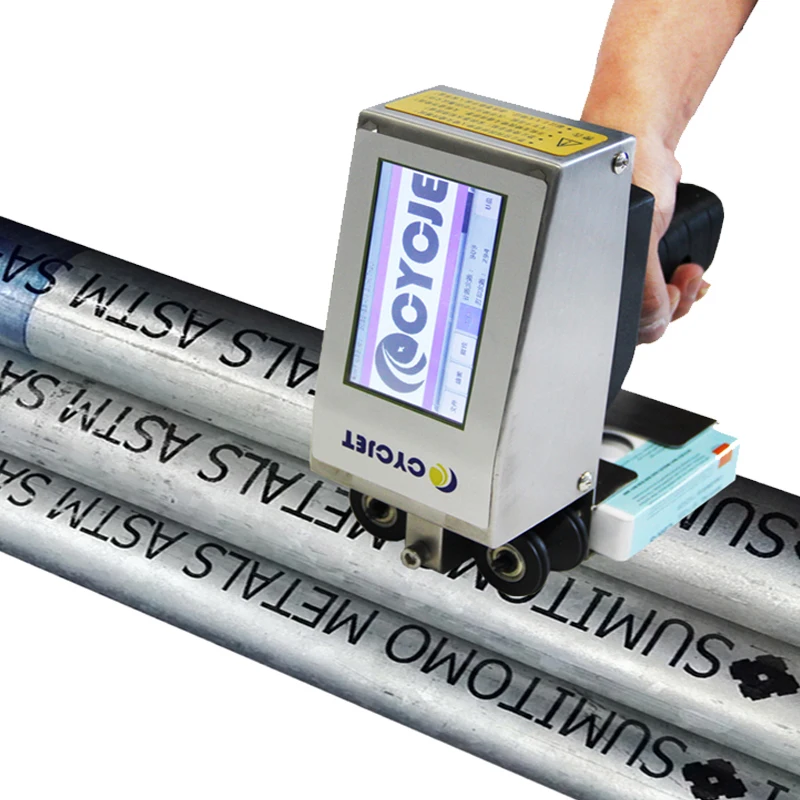CYCJET Packaging Bags Handheld Inkjet Printer for Serial Number Logo QR Code Bar Code Printing