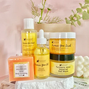 OEM Private Label Organic turmeric Yoni Essential Oil Vaginal Tightening Yoni Wash Gel Scrub Kit for Women Low moq hot selling