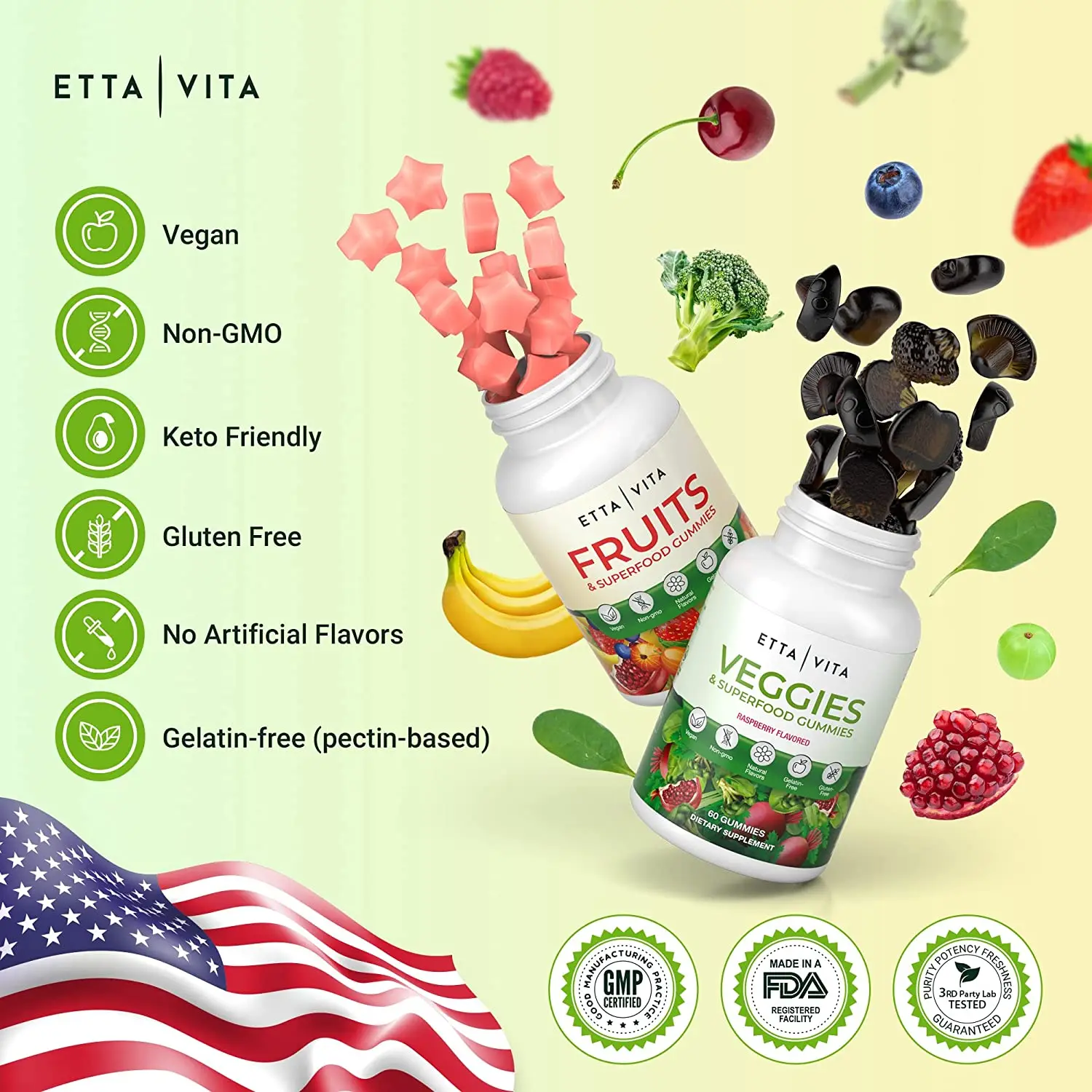 Fruits and Veggies Supplement  Fruits and Veggies Gummies details