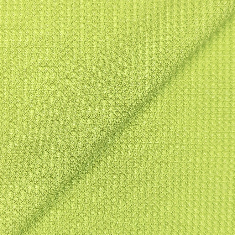 China Supplier Knit Waffle Cloth Fabric, Solid Polyester Rayon Material Waffle Fabric for Sale/ manufacture