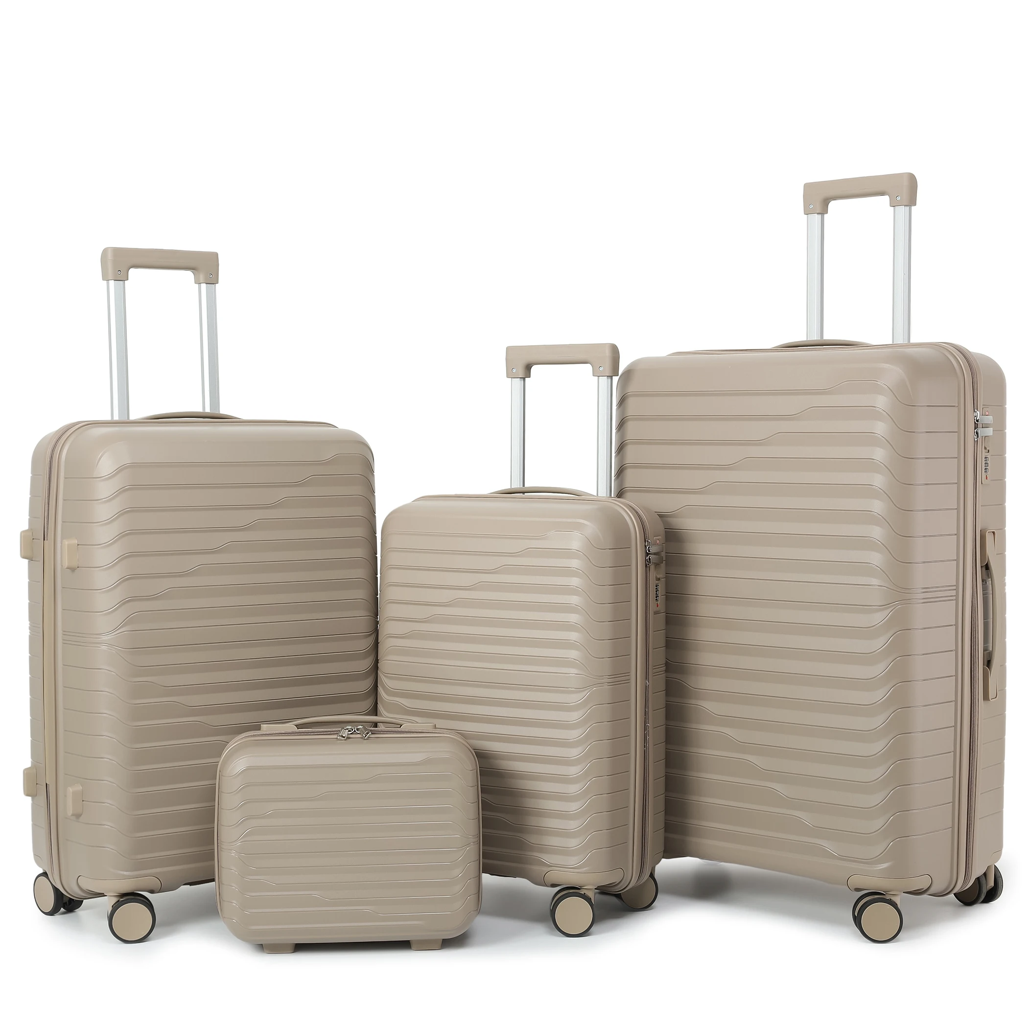 Brands Multifunction Durable Wear-Resistant New Design Large Capacity Professional Sets Luxury Travel Pp Suitcase