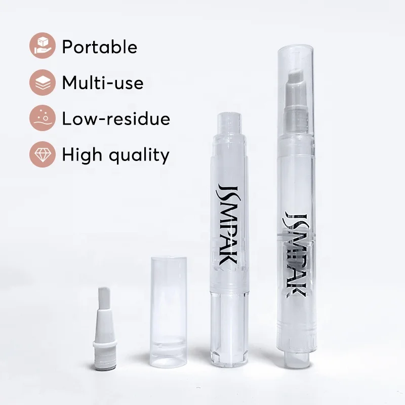 Customized Logo 2ml 4ml 6ml Plastic Tube Packaging Empty Nails Polish Serum Container Cuticle Oil Pen for Cosmetics