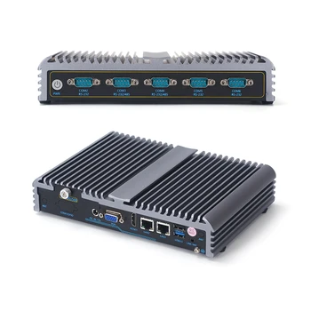 mini pcs with win 11 with speakers 12th gen fanless industrial embedded box comput industrial J1900 computer 4.9ghz ddr5