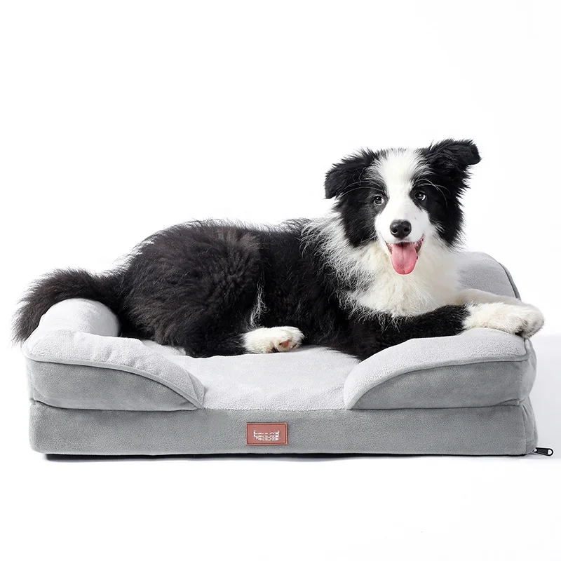 Luxury Removable Design Large Size Rebound Foam Pet Sofa Dog Bed Pet ...