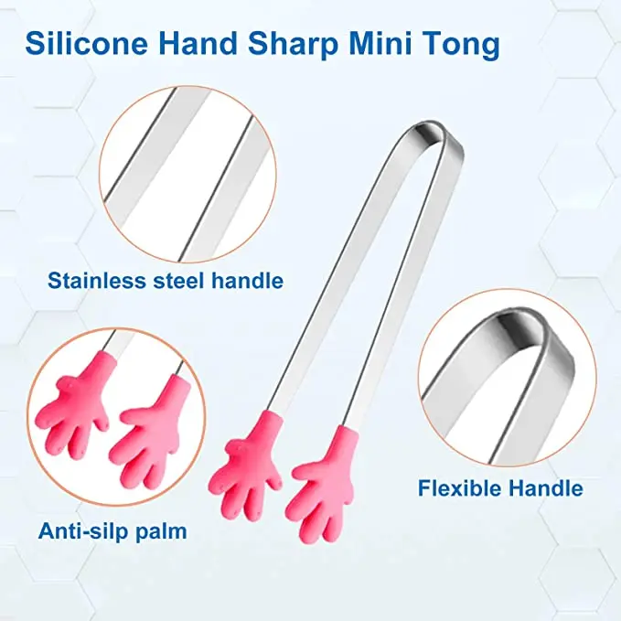 Pinza Da Cucina In Acciaio Inox Oro – 26,5 Cm – Molletta Per Insalata, Pane E Carne, Antiruggine E Lavabile In Lavastoviglie