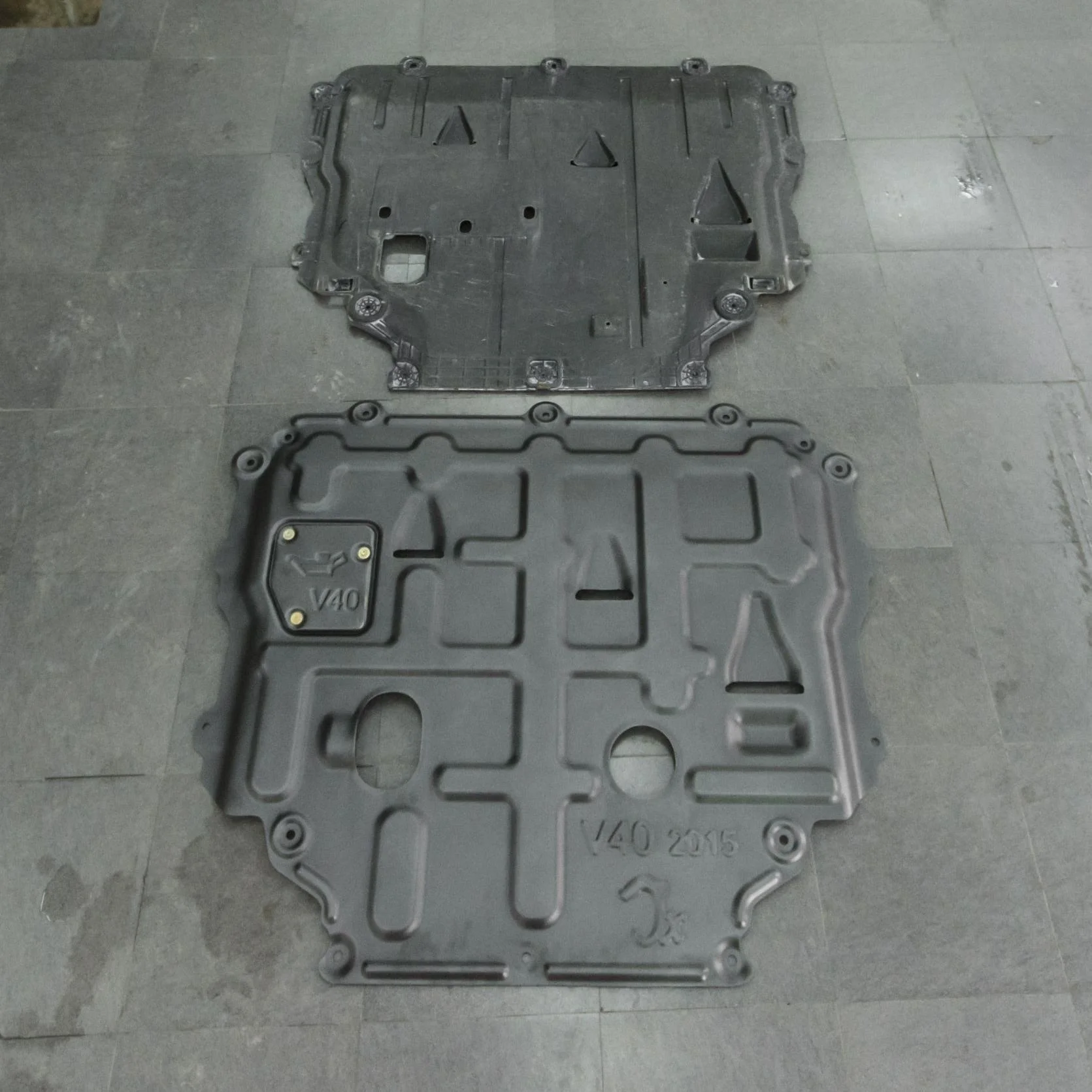 Крышка двигателя JUNXI привлекательная противоскользящая пластина защита коробки передач подходит для VOLVO V40 13-14 лет