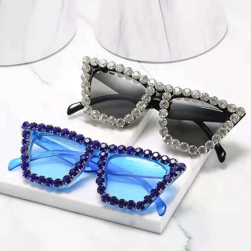 Wholesale Wholesale Designer Luxury Cat Eye Sunglasses Women Square Sun Glasses  Charm Vintage UV400 Outdoor Oculos De Sol From m.