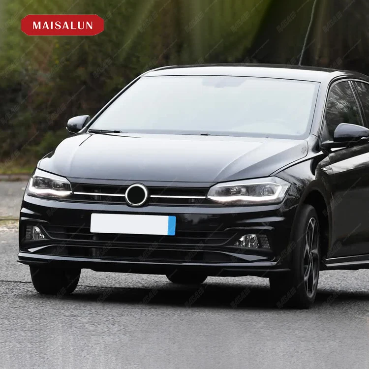 MAISALUN Auto Parts R Line Style Body Kit for Volkswagen VW POLO 2019  Front Bumper Car accessory Kit