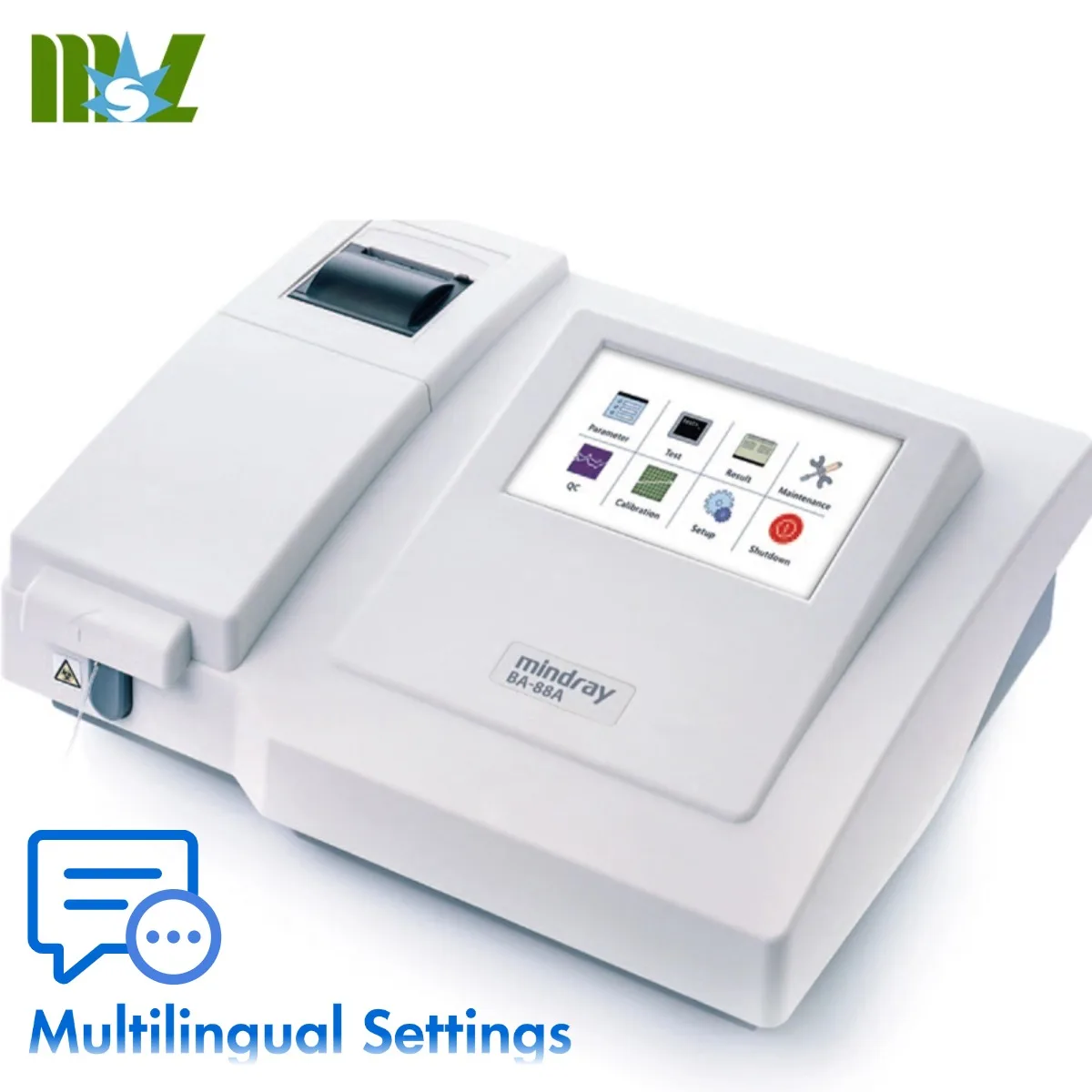 Mindray BA 88A Auto Chemistry Analyzer Open System Portable Medical Semi Automatic Biochemical Analyzer