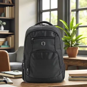 High Quality Custom Logo Oxford Laptop Backpack Business Style Zipper Closure for Men Women Travel Use Direct Factory Wholesaler