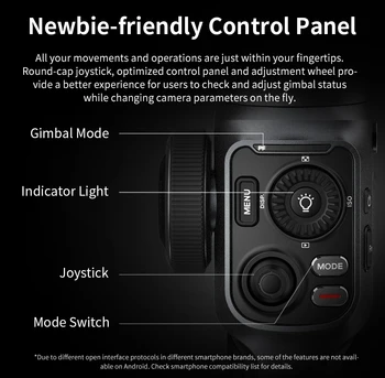 ZHIYUN Smooth 5 Mobile Phone Handheld Stabilizer 3 - Axis Phone Gimbal for Phone Camera detail image
