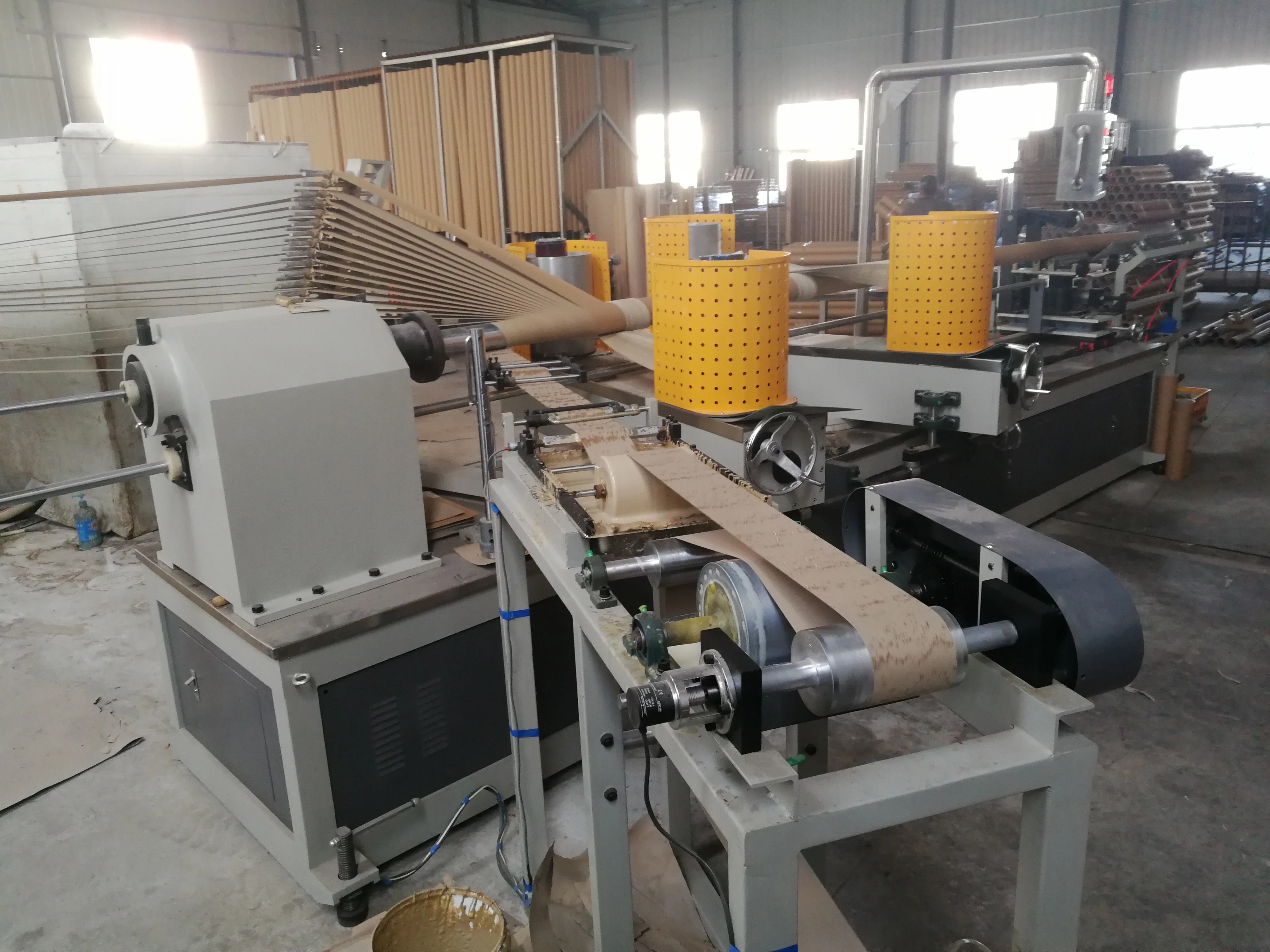 jyd 中国供应商自动平行卷管芯管制造机价格纸管制造机